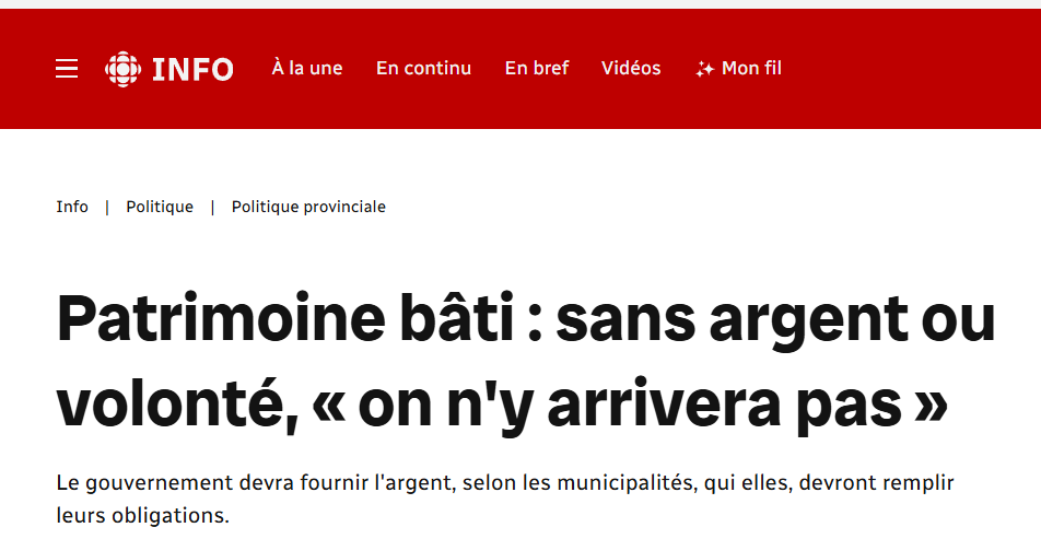 patrimoine bati